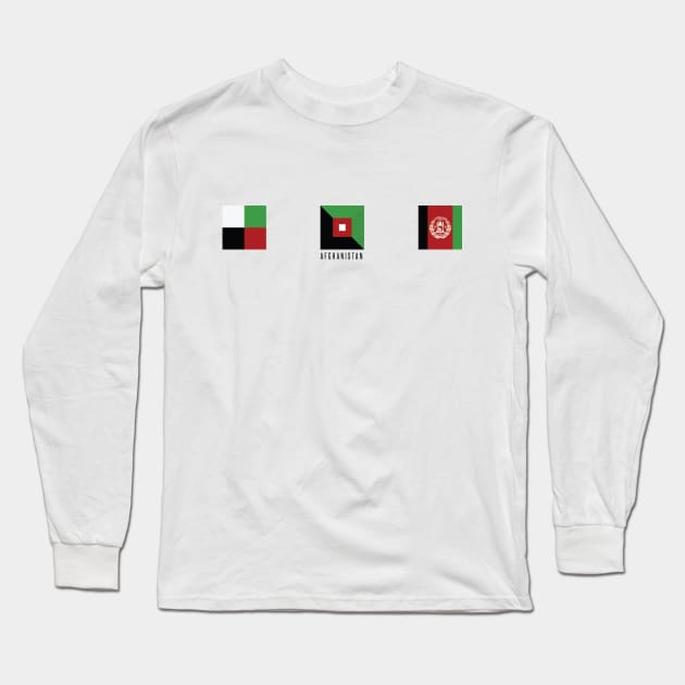 AFGHANISTAN Long Sleeve T-Shirt by Swtch